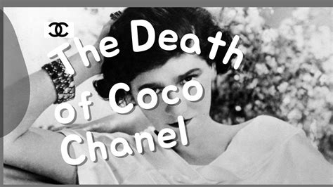 coco chanel death cause|coco chanel last words.